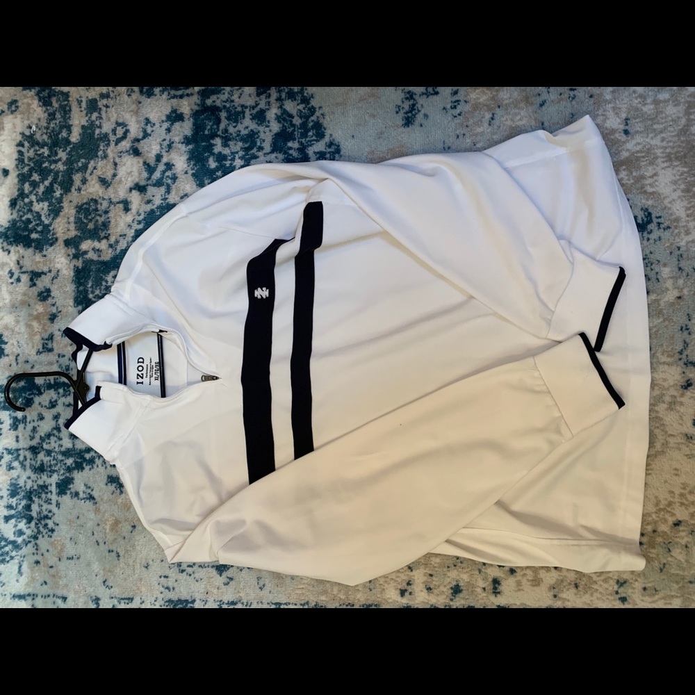 White Izod Pullover